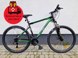 Велосипеди бу та нові Discovery TREK 27.5 AM DD frame-20 чорно-зелений 2024
