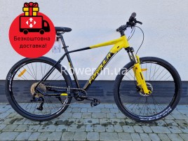 Гірські велосипеди Formula ZEPHYR 29 1.0 AM HDD frame-21 чорно-жовтий 2024