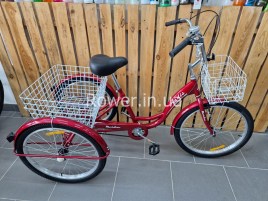 Триколісні велосипеди Ardis Meridian 24 триколісний червоний