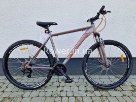 Discovery BASTION 29 AM DD frame-21 silver orange mat 2024 - Купить велосипед найнер на 29