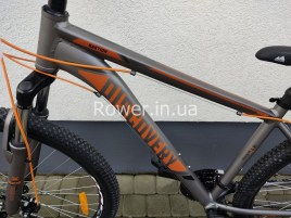 Discovery BASTION 27.5 AM DD frame-17 silver-orange 2024 - Купить велосипед с колесами 27.5